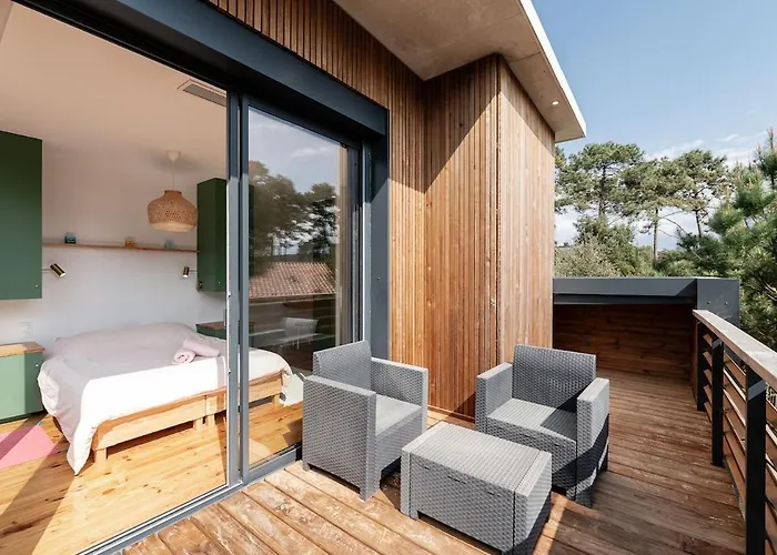 Canopy Entre Pins Et Ferienhaus Lit-et-Mixe